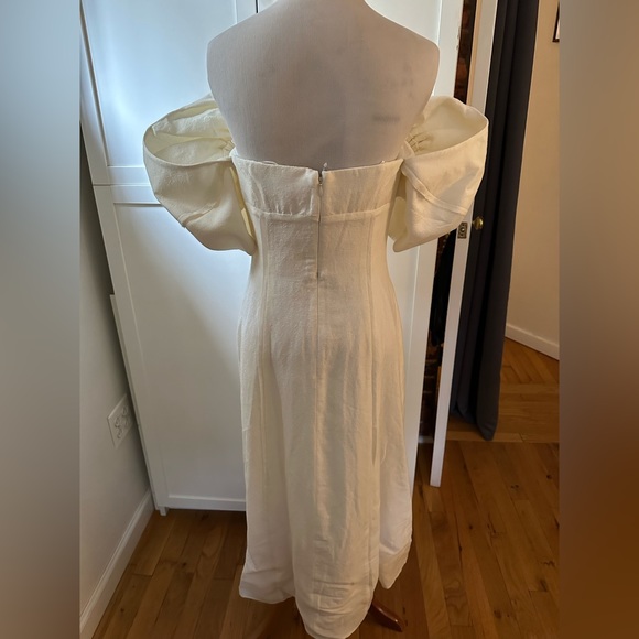 NWT Cult Gaia Muna Dress in off-white - Picture 3 of 6